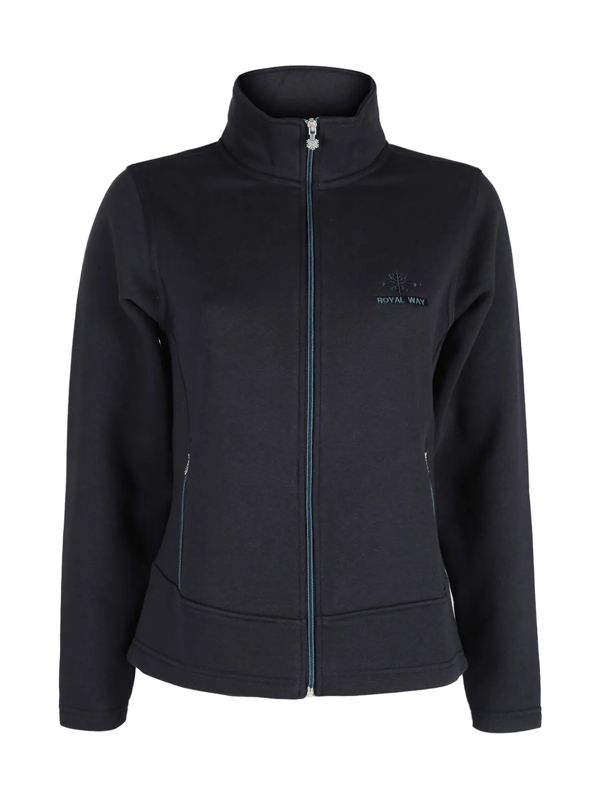 Be Board Felpa donna a collo alto con zip