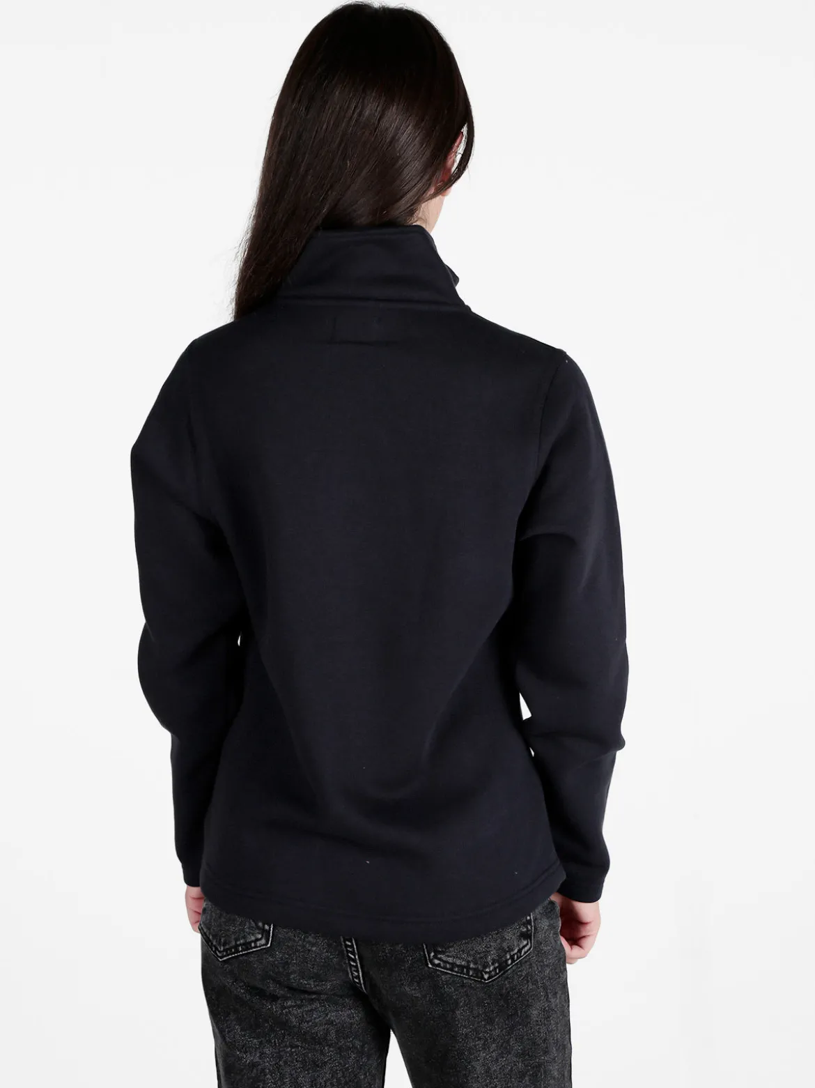 Be Board Felpa donna a collo alto con zip