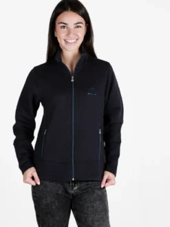 Be Board Felpa donna a collo alto con zip