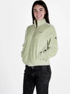 Be Board Felpa donna con zip in ecopelliccia