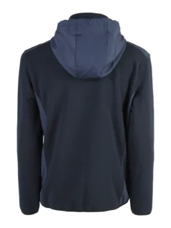 Be Board Felpa invernale da uomo con cappuccio e zip - blu scuro