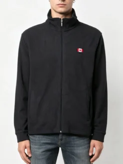 Be Board Felpa uomo in micropile con zip