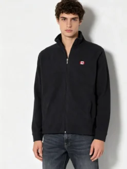 Be Board Felpa uomo in micropile con zip