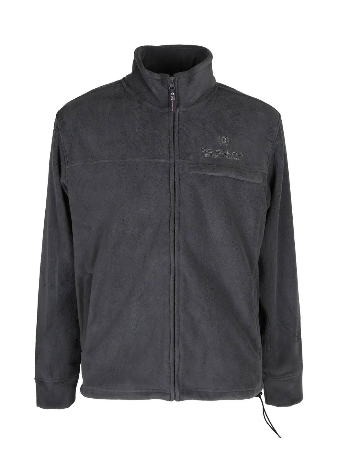 Be Board Felpa uomo in pile a collo alto con zip