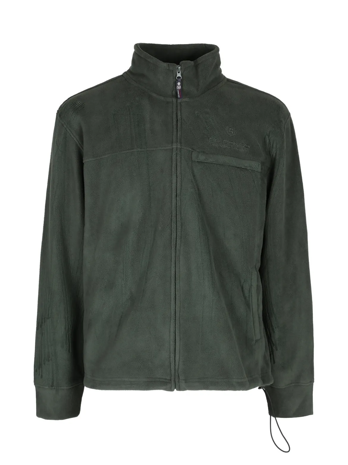 Be Board Felpa uomo in pile a collo alto con zip