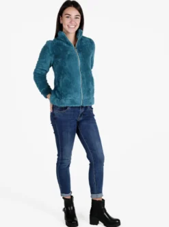 Be Board Giacca donna in ecopelliccia con zip