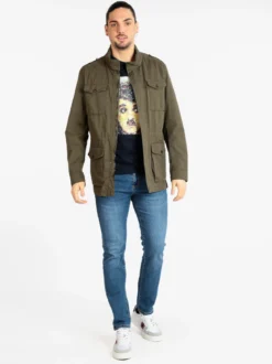 Be Board Giacca leggera da uomo in cotone