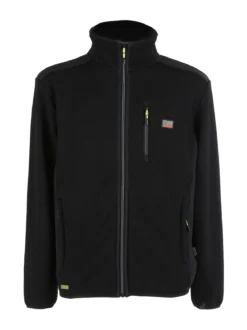 Be Board Giacca sportiva da uomo a collo alto con zip - nero