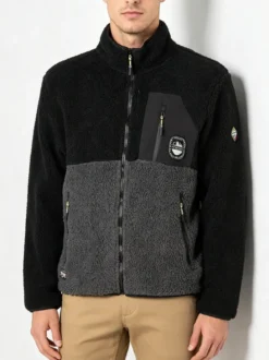 Be Board Giacca teddy sportiva da uomo con zip