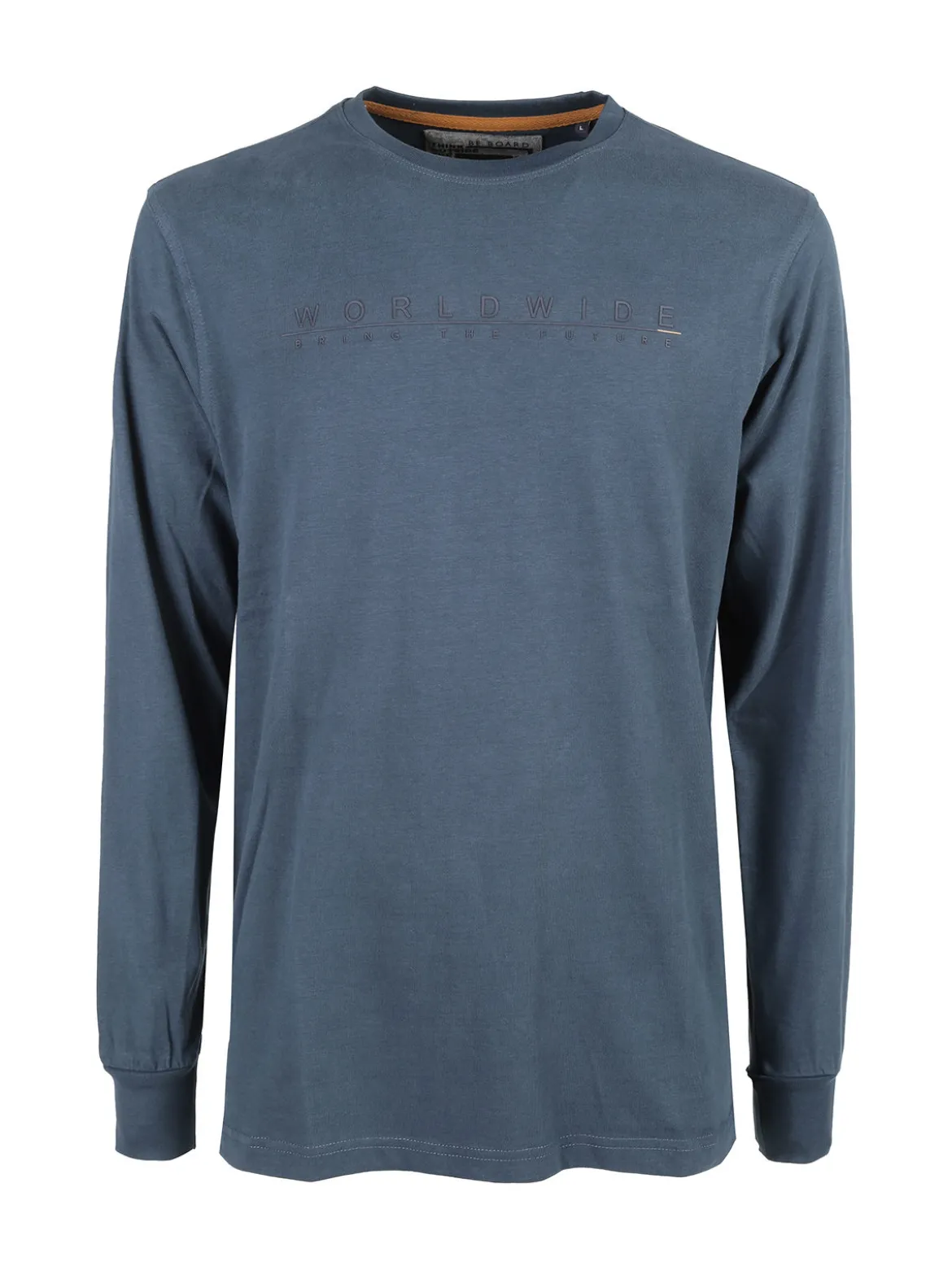 Be Board Maglia girocollo da uomo in cotone - ottanio