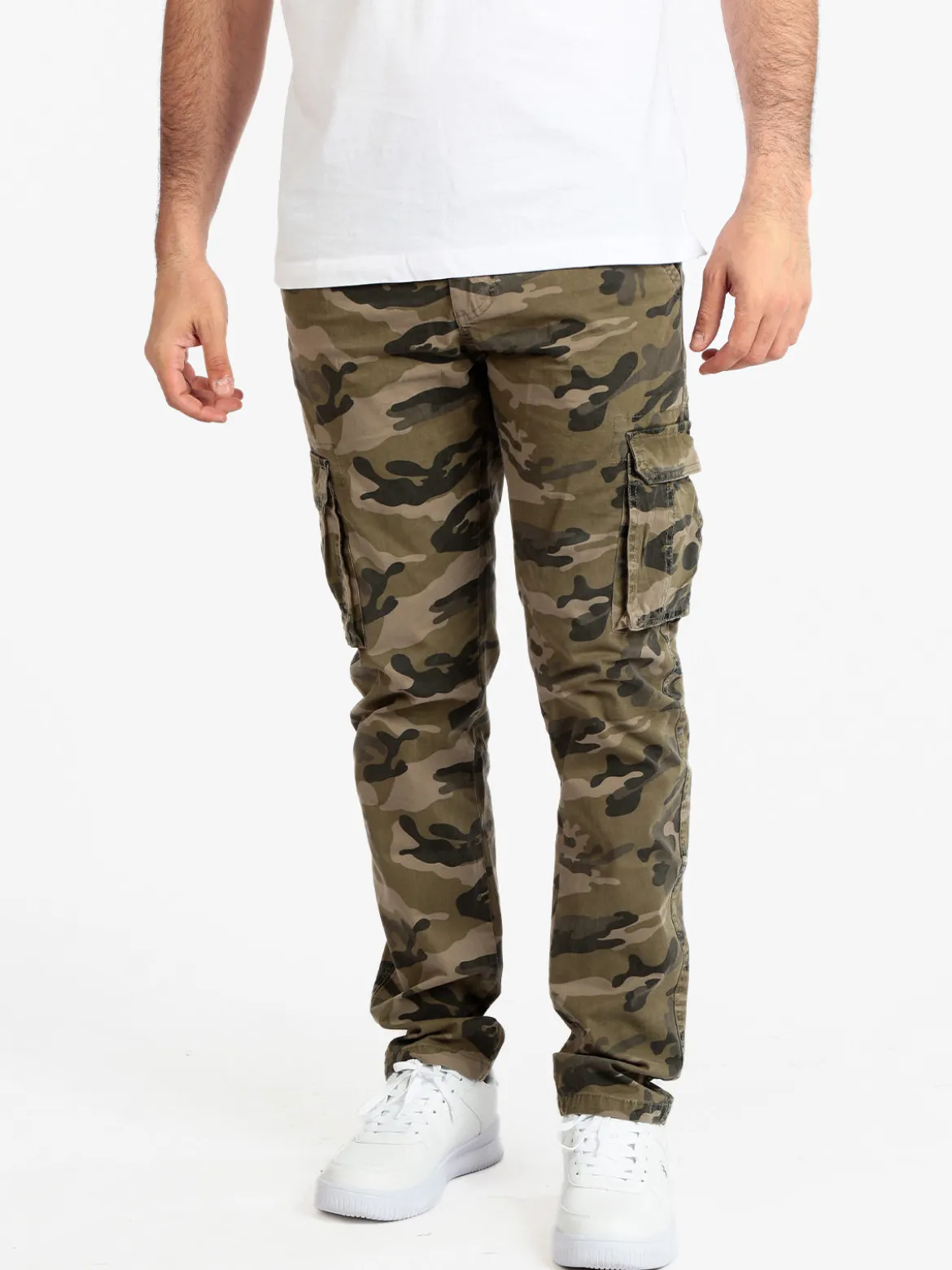 Be Board Pantaloni mimetici cargo da uomo