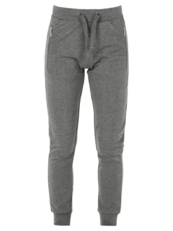 Be Board Pantaloni tuta donna con polsini - grigio scuro