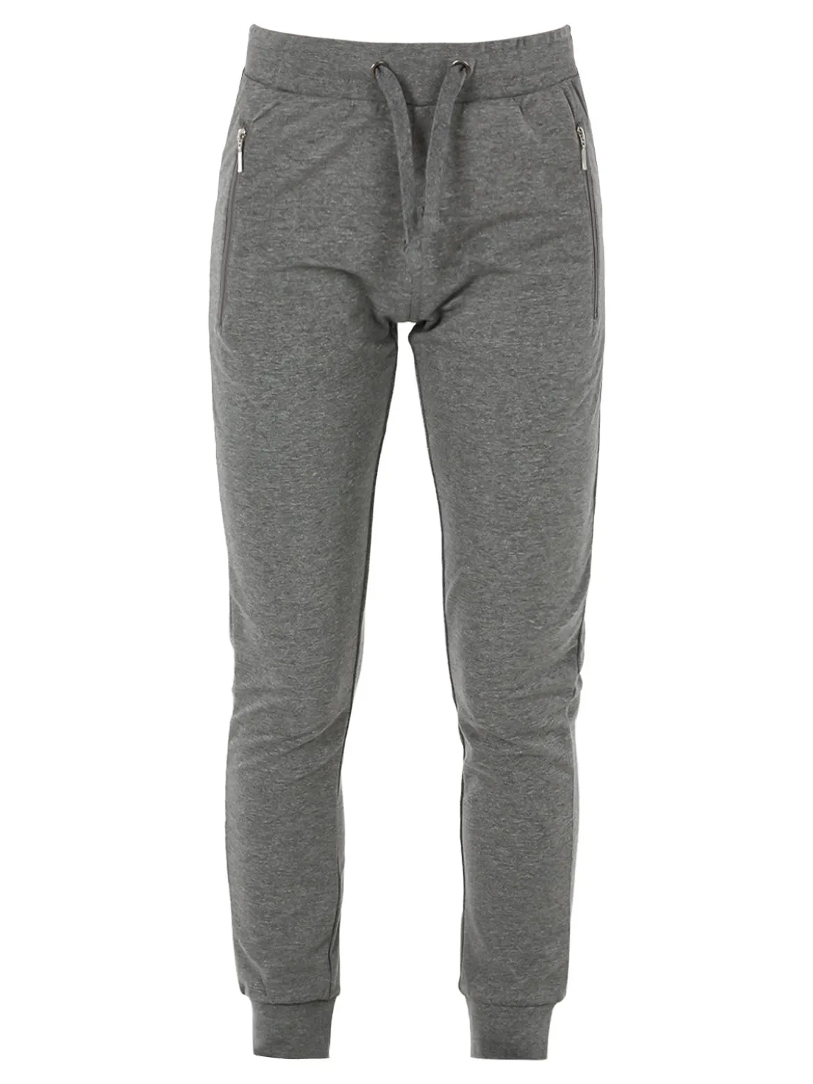 Be Board Pantaloni tuta donna con polsini - grigio scuro