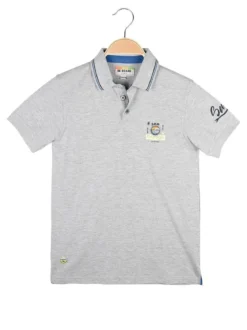 Be Board Polo da bambino a manica corta con scritta