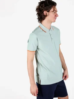 Be Board Polo da uomo a maniche corte in tessuto tecnico piquet