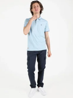 Be Board Polo uomo a maniche corte effetto rigato