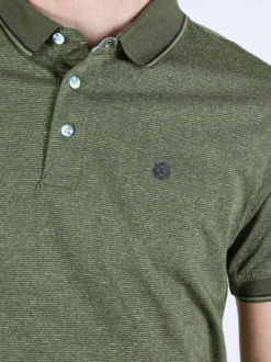 Be Board Polo uomo a maniche corte effetto rigato