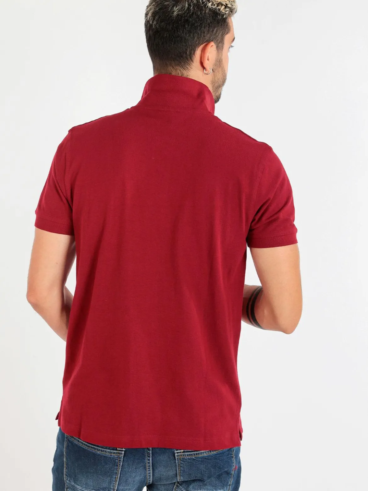 Be Board Polo uomo in cotone manica corta