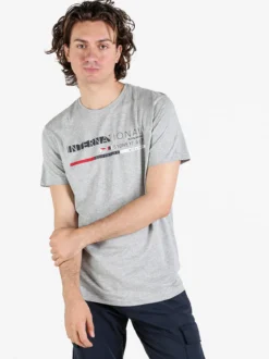 Be Board T-shirt da uomo in cotone con stampa scritta