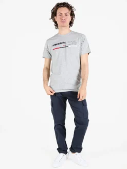 Be Board T-shirt da uomo in cotone con stampa scritta