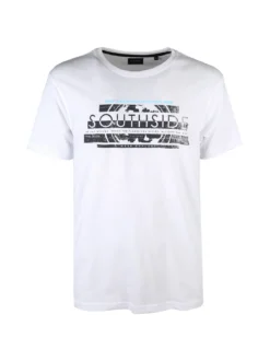 Be Board T-shirt girocollo da uomo in cotone con stampa