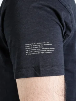 Be Board T-shirt girocollo da uomo in cotone con stampa