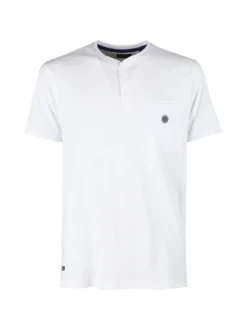 Be Board T-shirt uomo con taschino sul petto e bottoncini sullo scollo