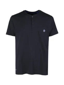 Be Board T-shirt uomo con taschino sul petto e bottoncini sullo scollo