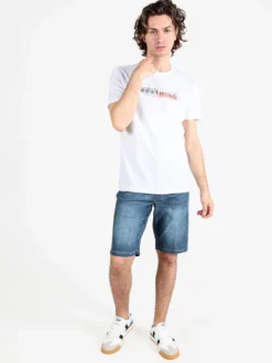 Be Board T-shirt uomo in cotone con stampa scrtita