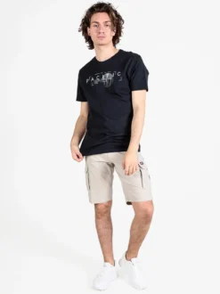 Be Board T-shirt uomo in cotone con stampa scrtita
