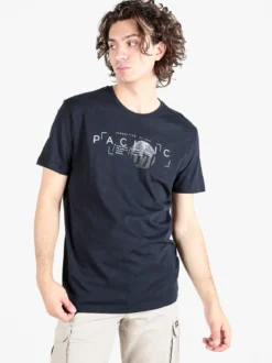 Be Board T-shirt uomo in cotone con stampa scrtita