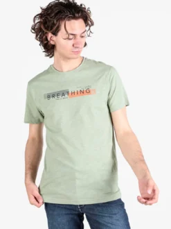 Be Board T-shirt uomo in cotone con stampa scrtita