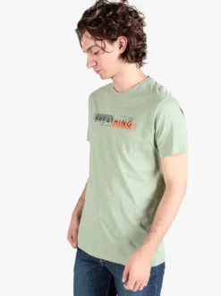 Be Board T-shirt uomo in cotone con stampa scrtita