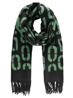 Bella & Accessori Sciarpa da donna lurex con frange