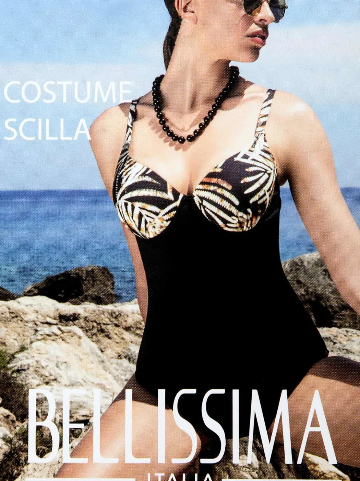 Bellissima SCILLA Costume da bagno intero coppa B imbottita con ferretto