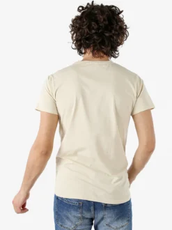 Belman T-shirt da uomo in cotone con stampa - beige