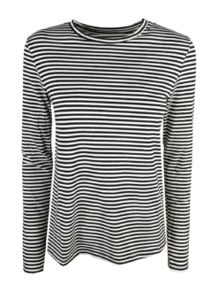 Be Mine T-shirt donna rigata a maniche lunghe