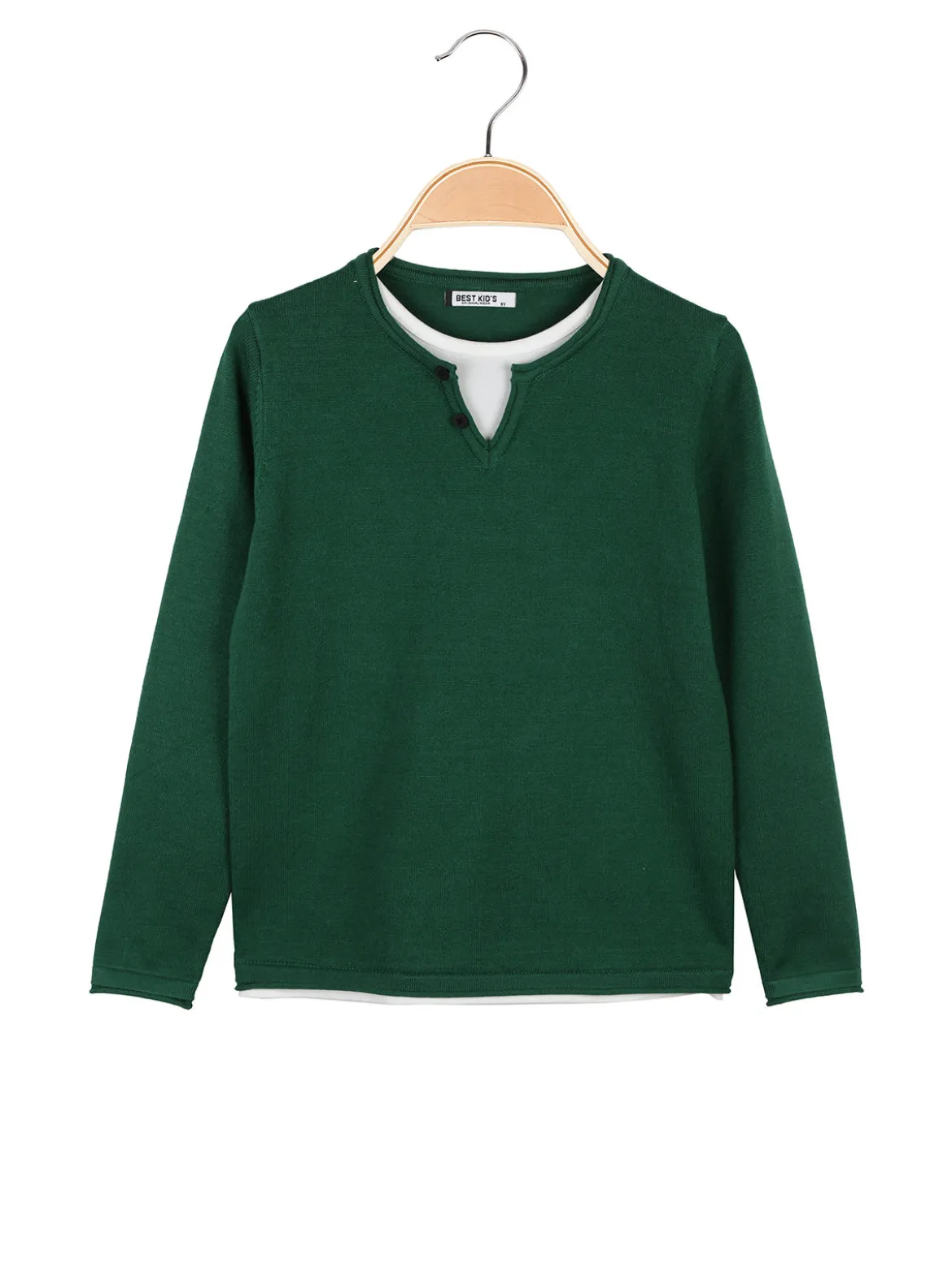 Best Kid'S Pullover da bambino in maglia con doppio scollo