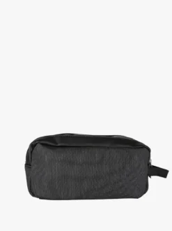 Biagiotti Uomo Beauty case da viaggio da uomo in tessuto e ecopelle - nero