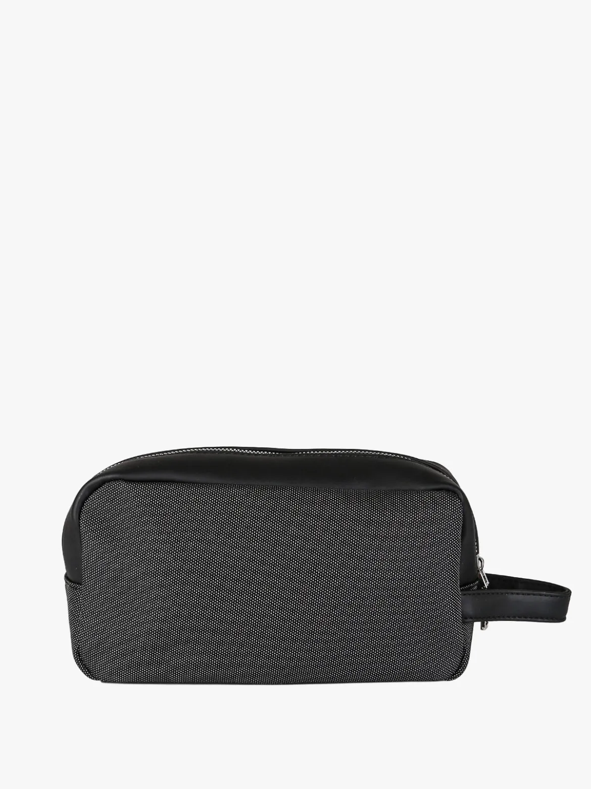 Biagiotti Uomo Beauty case da viaggio per uomo in tessuto e ecopelle - nero