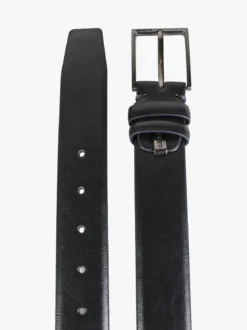 Biagiotti Uomo Cintura in pelle rivestita da uomo - blu scuro