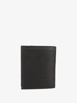 Biagiotti Uomo Mini portafoglio verticale in pelle da uomo - nero