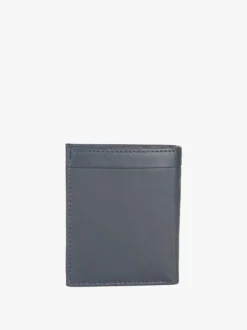 Biagiotti Uomo Mini portafoglio verticale in pelle da uomo - blu scuro