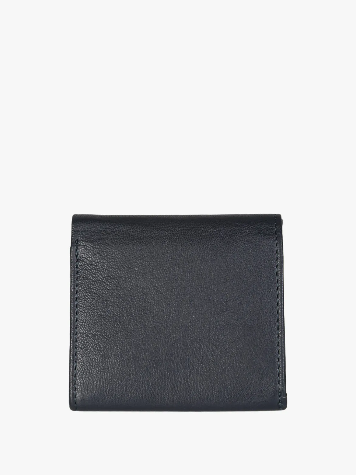 Biagiotti Uomo Portafoglio in pelle da uomo con bottone - blu scuro
