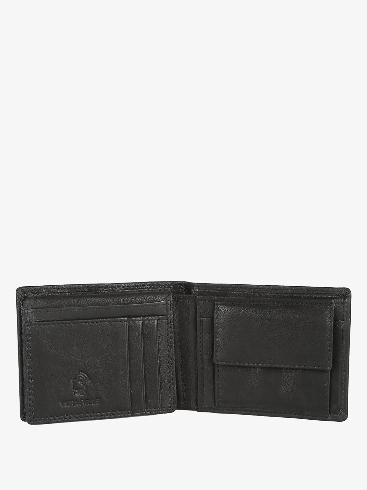 Biagiotti Uomo Portafoglio in pelle da uomo mini - nero