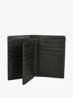 Biagiotti Uomo Portafoglio verticale in pelle da uomo - nero