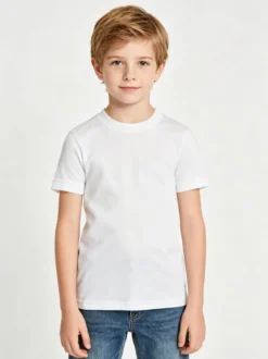 Bimbissimi Maglia intima girocollo da bambino manica corta