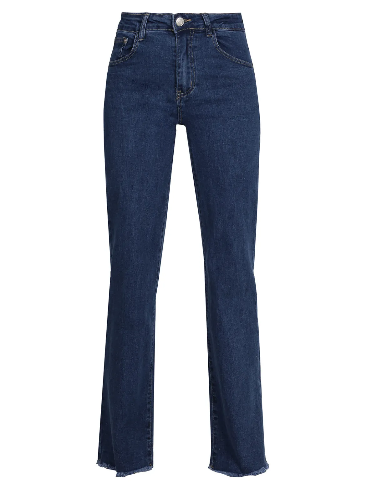Blue Skk Jeans donna push-up a gamba larga