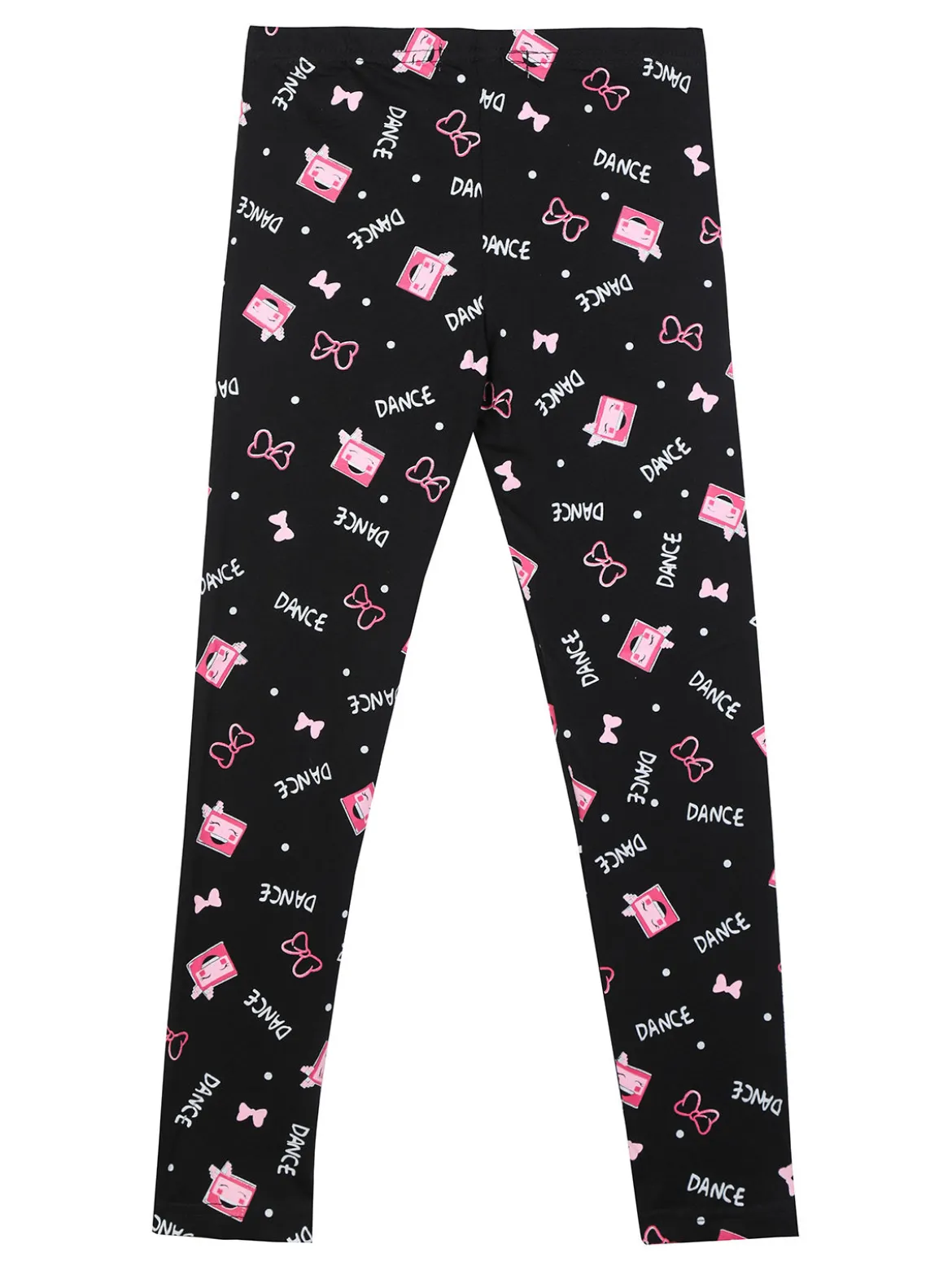 Bouny Baby Leggings in cotone da bambina con stampe