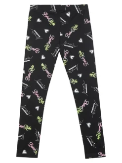 Bouny Baby Leggings in cotone da bambina con stampe